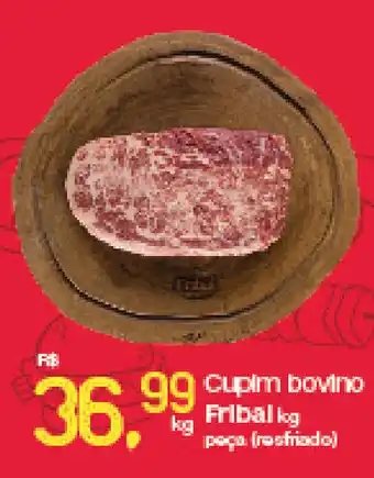 Cometa Supermercados Cupim bovino Fribal oferta