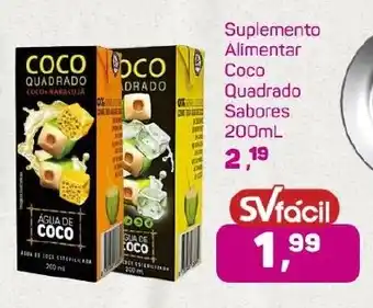 Supermercados São Vicente Suplemento Alimentar Coco Quadrado Sabores oferta