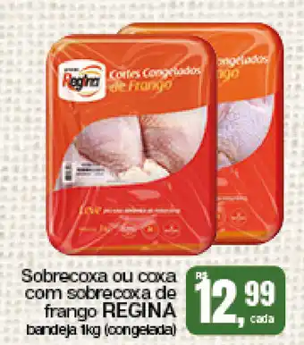 Cometa Supermercados Sobrecoxa ou coxa com sobrecoxa de frango REGINA bandeja (congelada) oferta