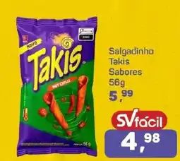 Supermercados São Vicente Salgadinho Takis Sabores oferta