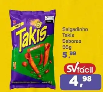 Supermercados São Vicente Salgadinho Takis Sabores oferta