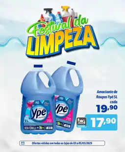 Supermercados Big Compra Amaciante de Roupas Ypê  cada oferta