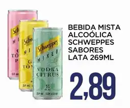 Apoio Mineiro Bebida mista alcoólica schweppes sabores lata oferta