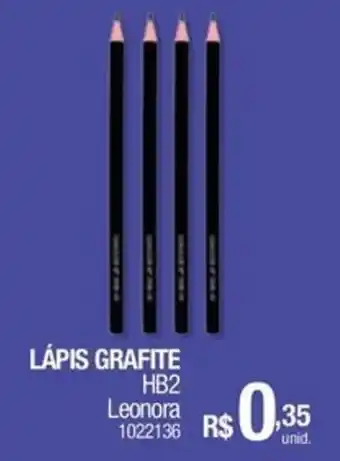 Milium LÁPIS GRAFITE HB2 Leonora 1022136 oferta