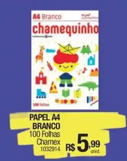 Milium PAPEL A4 BRANCO 100 Folhas Chamex oferta