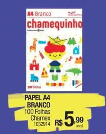 Milium PAPEL A4 BRANCO 100 Folhas Chamex oferta