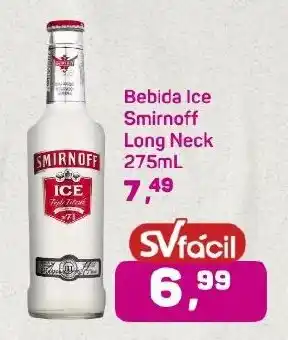 Supermercados São Vicente Bebida Ice Smirnoff Long Neck oferta