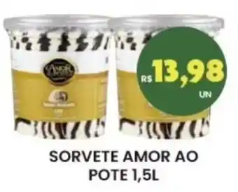 Vivendas Supermercados SORVETE AMOR AO POTE oferta