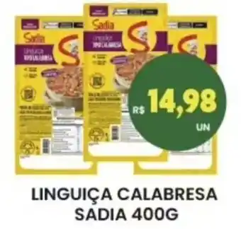 Vivendas Supermercados Linguiça calabresa sadia oferta