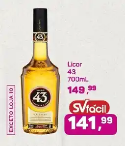 Supermercados São Vicente Licor 43 oferta