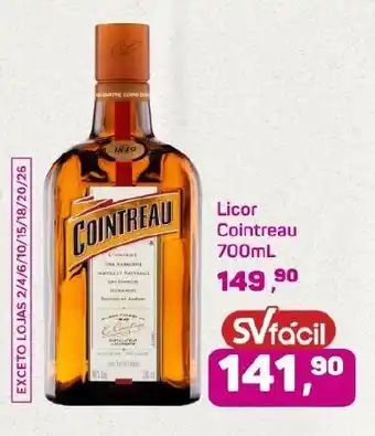 Supermercados São Vicente Licor Cointreau oferta