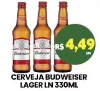 Vivendas Supermercados Cerveja budweiser lager ln oferta