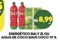 Vivendas Supermercados Energético baly ou agua de coco mais coco tp oferta