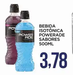 Apoio Mineiro Bebida isotônica powerade sabores oferta