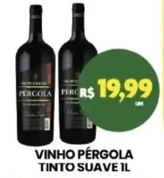 Vivendas Supermercados Vinho pergola tinto suave oferta