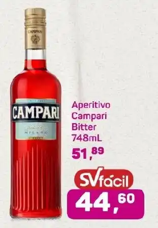 Supermercados São Vicente Aperitivo Campari Bitter oferta