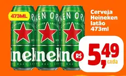 Sj Supermercados Cerveja Heineken latão oferta