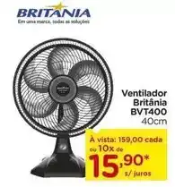 Carrefour Britânia - ventilador bvt400 oferta