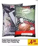 Muffato Coradinho - feijão preto ou femila tipo 1 pacote oferta