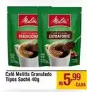 Muffato Melitta - café granulado tipos sachê oferta