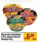 Muffato Nissin - macarrão instantaneo u.f.o. sabores bandeja oferta