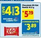 Extra Nestlé - chocolate kit kat oferta