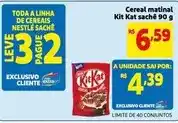 Extra Nestlé - cereal matinal kit kat sachê oferta