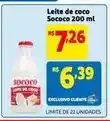 Extra Sococo - leite de coco oferta