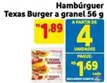 Extra Texas - hambúrguer burger a granel oferta