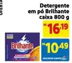 Extra Brilhante - detergente em pó oferta