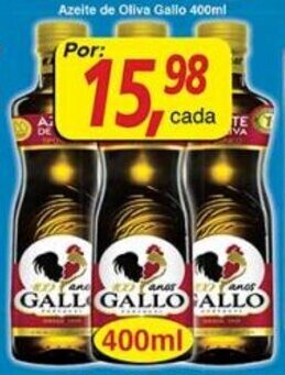 Supermercados Guanabara Azeite de Oliva Gallo 400ml oferta