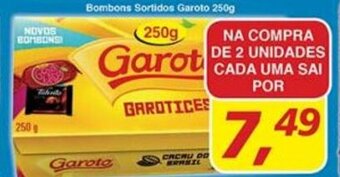 Supermercados Guanabara Bombons Sortidos Garoto 250g oferta