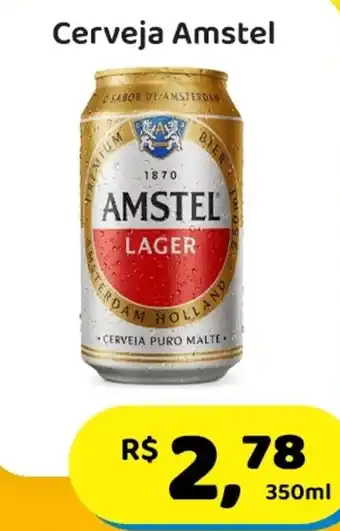 Mineirão Atacarejo Cerveja Amstel oferta