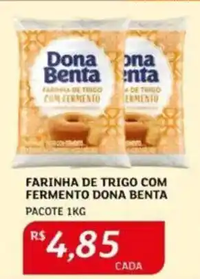 Assaí Atacadista Farinha de trigo com fermento dona benta oferta