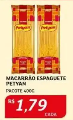 Assaí Atacadista Macarrão espaguete petyan pacote oferta