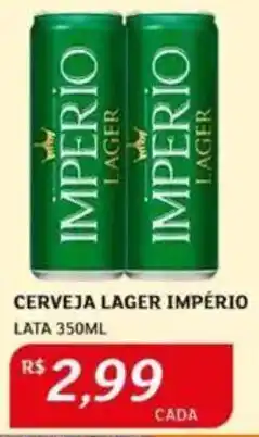 Assaí Atacadista Cerveja lager império lata oferta