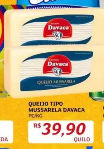 Assaí Atacadista Queijo tipo mussarela davaca oferta