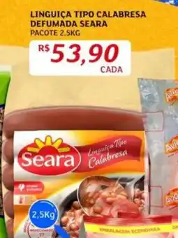 Assaí Atacadista Linguiça tipo calabresa defumada seara pacote oferta