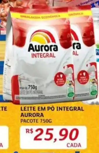 Assaí Atacadista Leite em pó integral aurora pacote oferta