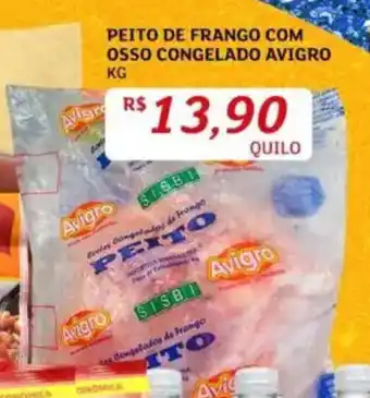 Assaí Atacadista PEITO DE FRANGO COM OSSO CONGELADO AVIGRO oferta