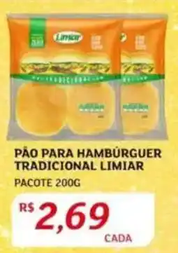 Assaí Atacadista Pão para hamburguer tradicional limiar pacote oferta