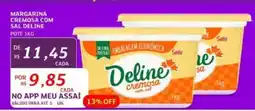 Assaí Atacadista Margarina cremosa com sal deline oferta