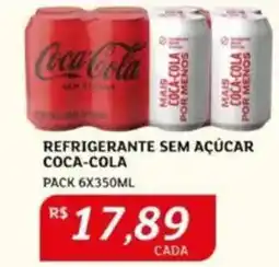 Assaí Atacadista Refrigerante sem açúcar coca-cola oferta