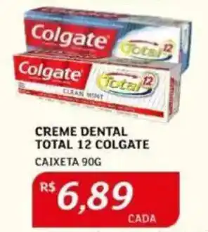 Assaí Atacadista Creme dental total 12 colgate caixeta oferta