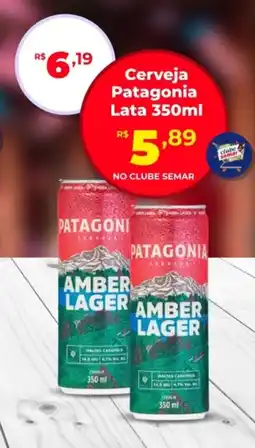 Semar Supermercado Cerveja Patagonia Lata oferta