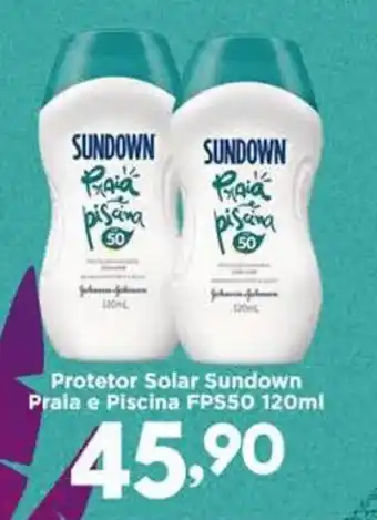 Confiança Supermercados Protetor Solar Sundown Praia e Piscina FPS50 oferta