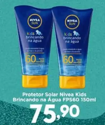 Confiança Supermercados Protetor Solar Nivea Kids Brincando na Água FPS60 oferta