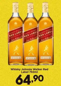 Confiança Supermercados Whisky Johnnie Walker Red Label oferta