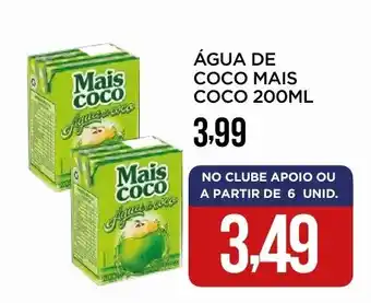 Apoio Mineiro Água de coco mais coco oferta