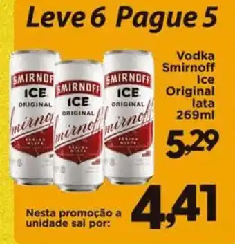 Confiança Supermercados Vodka Smirnoff Ice Original lata oferta